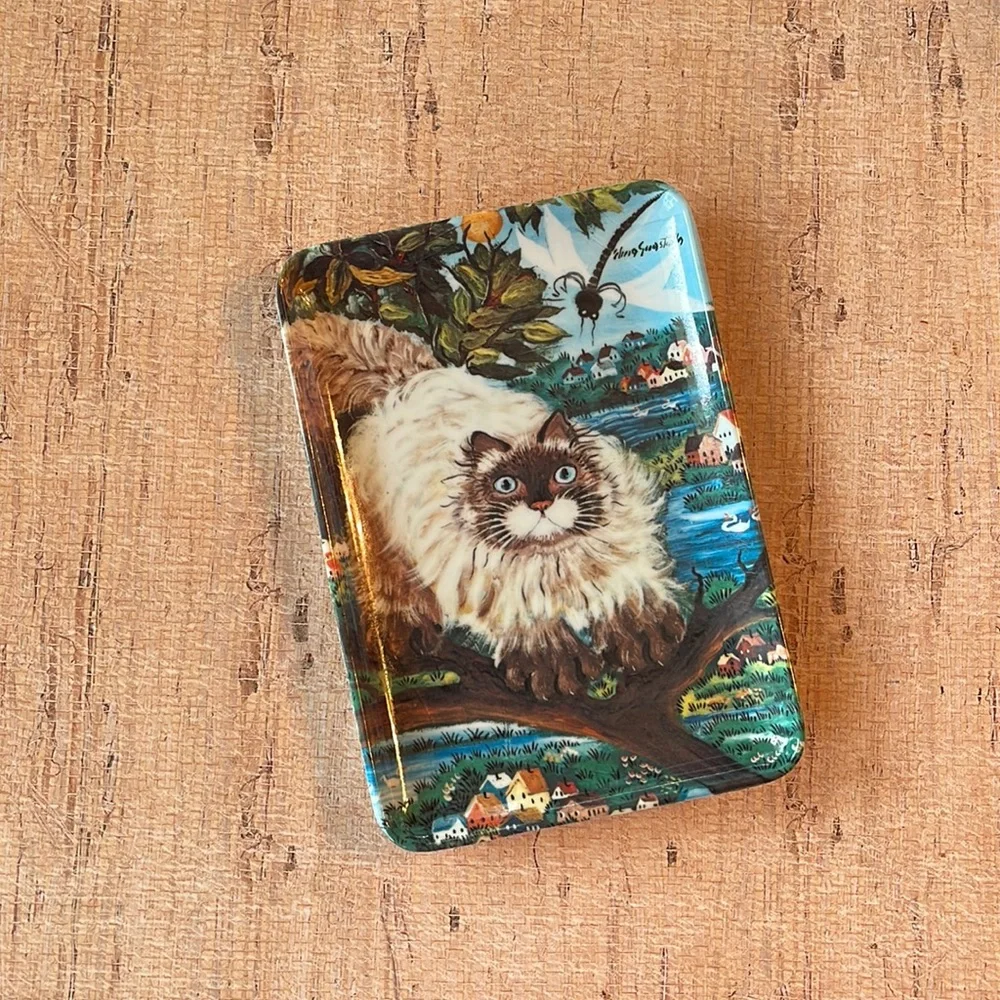 Decorative Crafts Inc Cat Trinket Tray